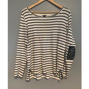 Ann Taylor, striped sweater - L